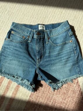 J. Crew Blue Denim Cutoff Shorts